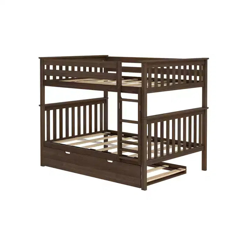 Max & Lily Full over Full Bunk Bed with Trundle Bed – Image 26