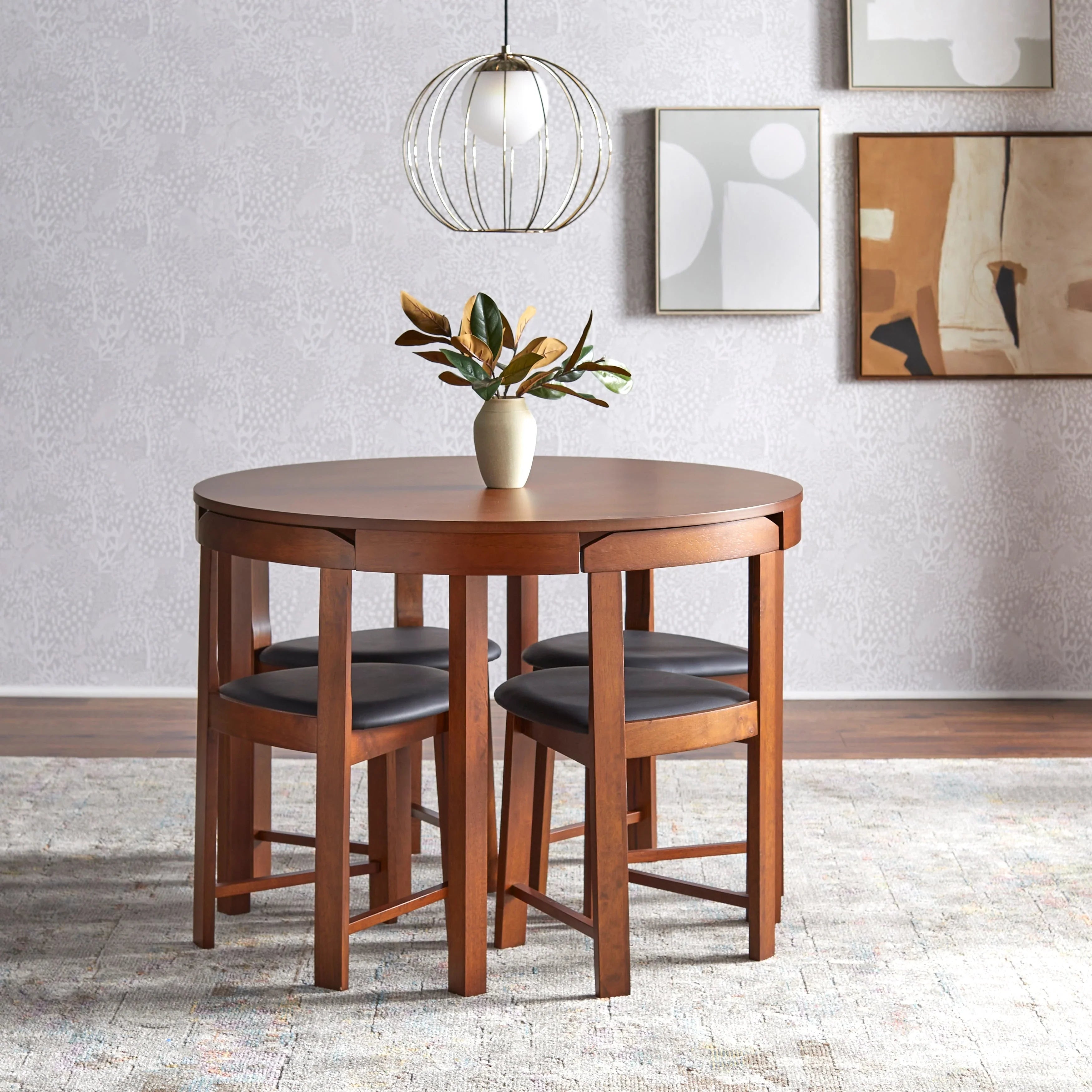 Harrisburg Tobey 5-piece Compact Round Dining Set – Image 2