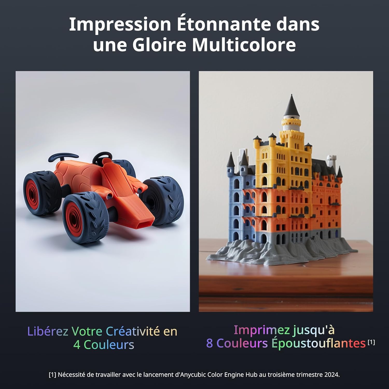 Imprimante 3D multicolore ANYCUBIC Kobra 3 Combo - 250*250*260mm – Image 2