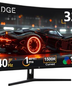 Z-Edge Ecran Pc Gamer Incurvé 32'' 240 Hz, 1ms, FreeSync, 1080P, Moniteur Gaming Lunette Ultra Fine, 1500R VA, Inclinaison Réglable, 2*HDMI2.0 & 2*DP1.4, RGB Lumière Respiratoire (Câble HDMI Inclus)