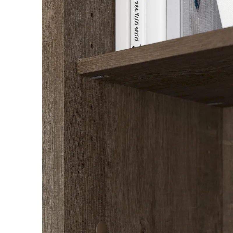 Salinas Tall 5-shelf Bookcase (Set of 2) by Bush Furniture – Image 9