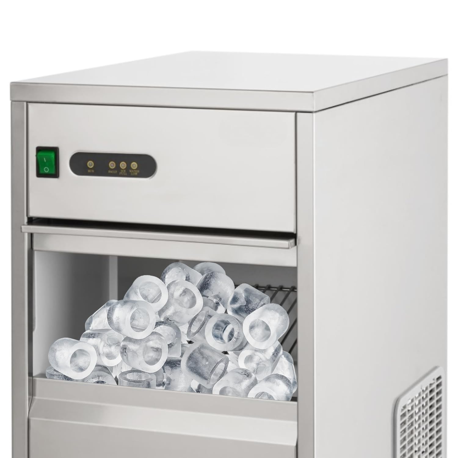 Machine à Glaçons Creux Professionnelle 20kg/24h - Glaçons de Qualité - Stockage 5 kg - Refroidissement à Air – Image 2