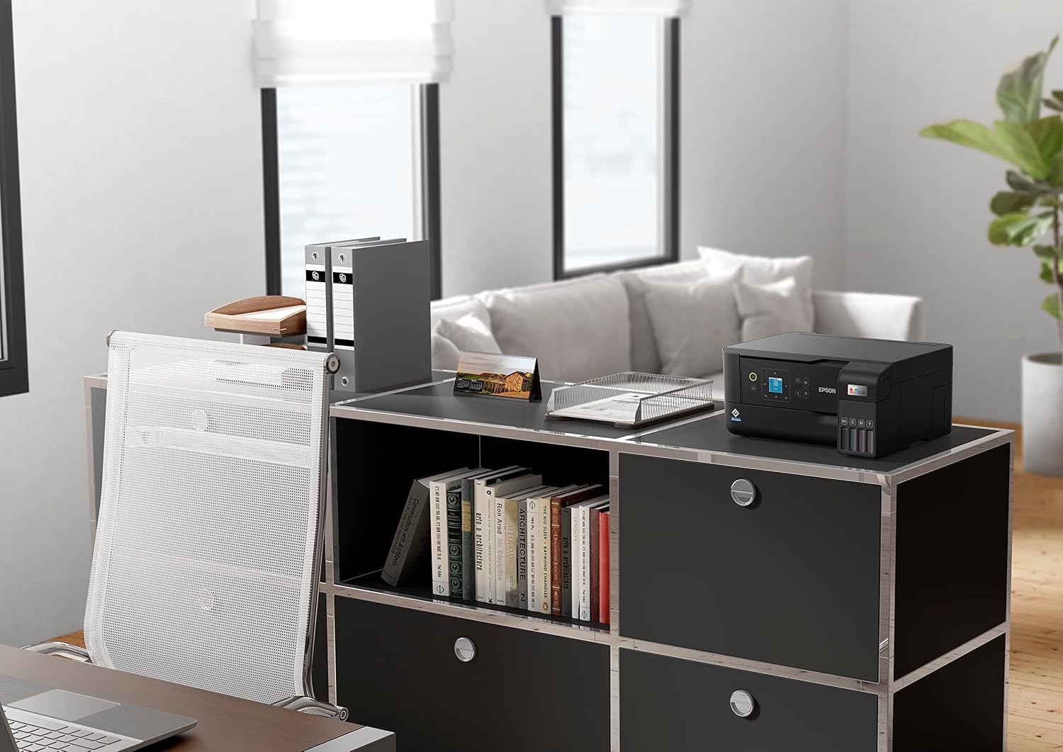 EcoTank ET-2840 Imprimante à réservoir d'encre Multifonction A4 Wi-FI avec Un Stock d'encre jusqu'à 3 Ans – Image 7