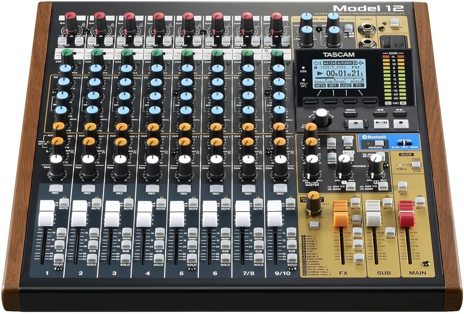 Tascam Model 12 Table de mixage analogique – Image 3