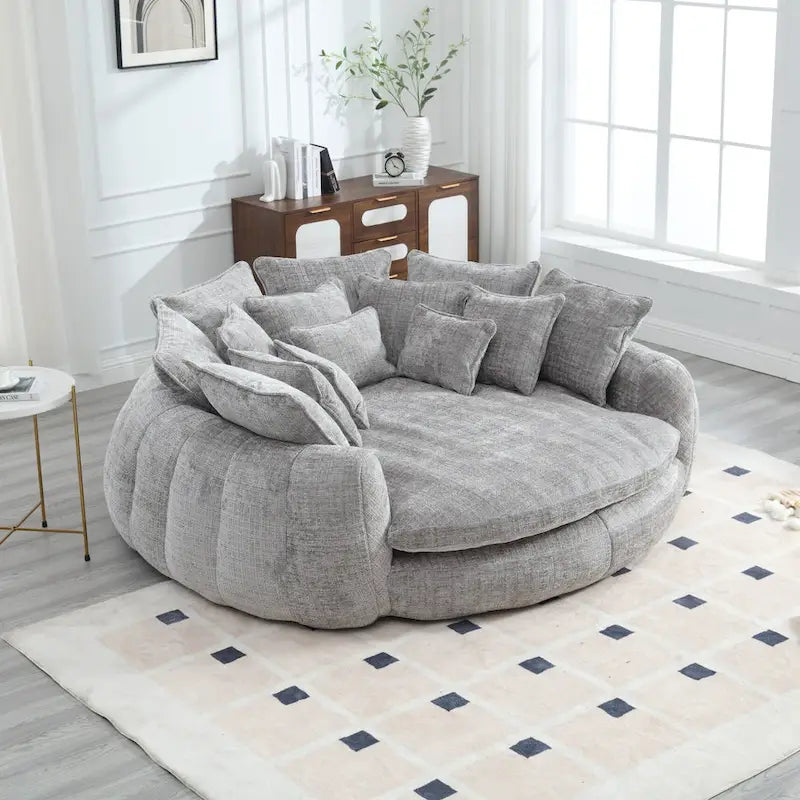Comfortable Double Loaf Sofa Bed, Oversized Sofa Bed with Armrests – Image 11