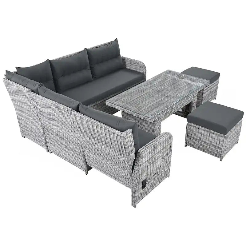 Outdoor Furniture Set Patio Rattan Furniture Set – Image 10