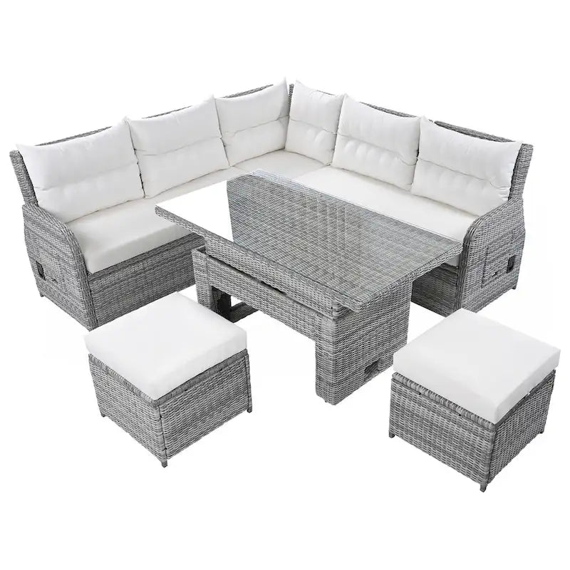 Outdoor Furniture Set Patio Rattan Furniture Set – Image 17