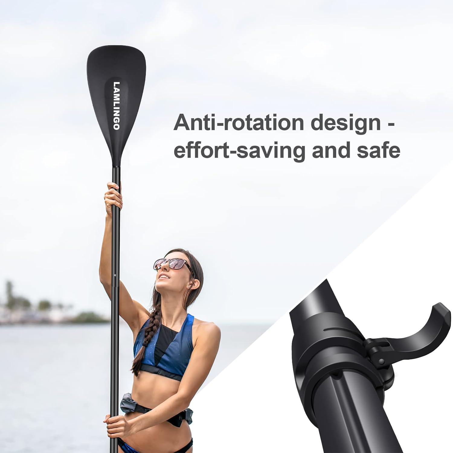 Rolimate Max 200 KG Stand Up Paddle Board Gonflable Adulte, Sup Planche en PVC Construction Ultra Robuste, Kit Pagaie, Pompe à Double Action, Sac à Dos Boîte réparation – Image 3