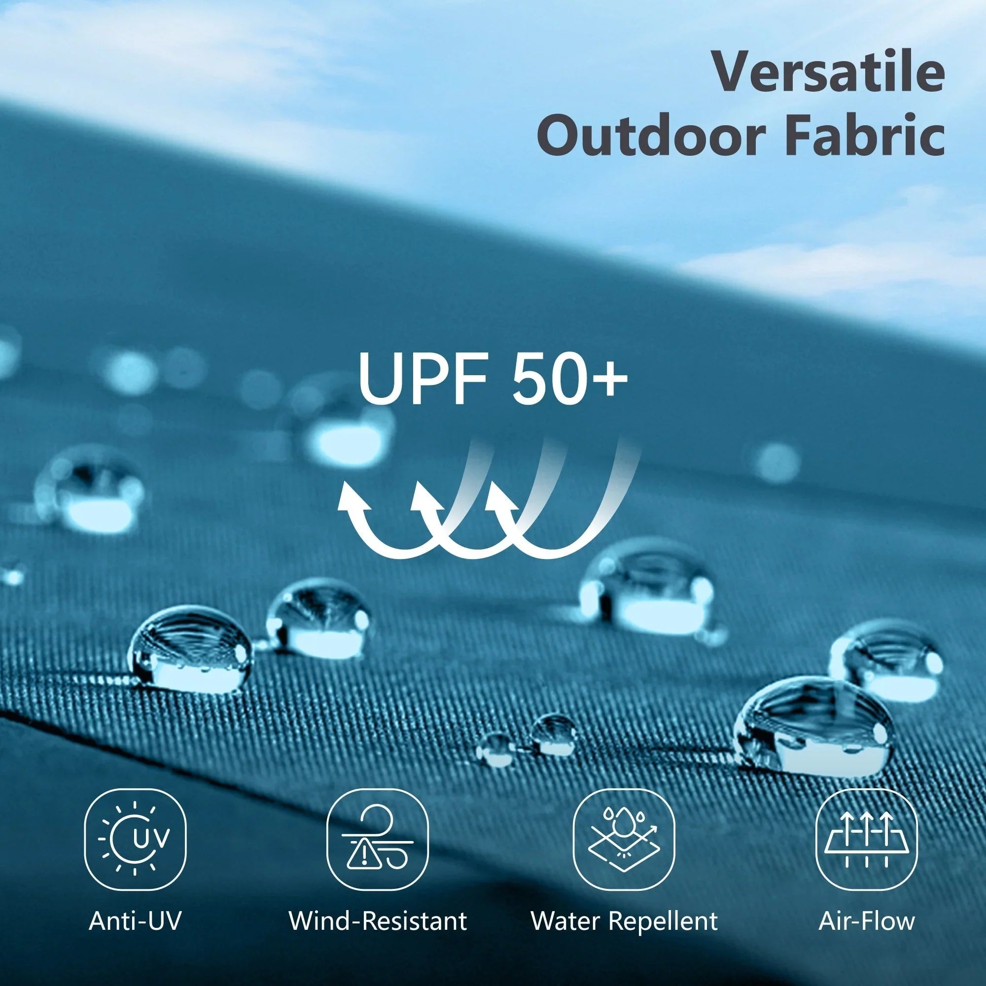 MAISON ARTS 15-foot Rectangular Crank Double-sided Outdoor Market Umbrella Solar LED Lighted Patio Umbrella with Base Included – Image 43
