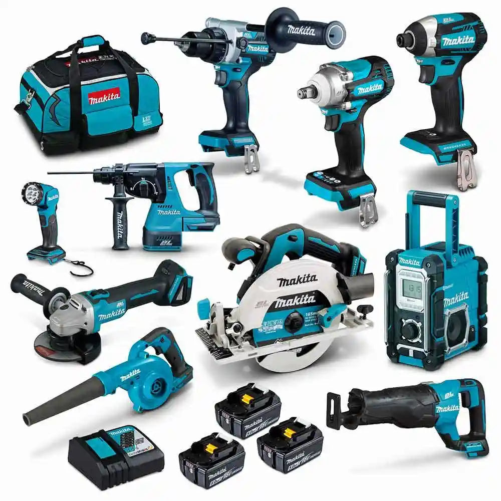 18V BRUSHLESS 10 PIECE 3 X 5.0AH COMBO KIT DLX1042TX1 – Image 2