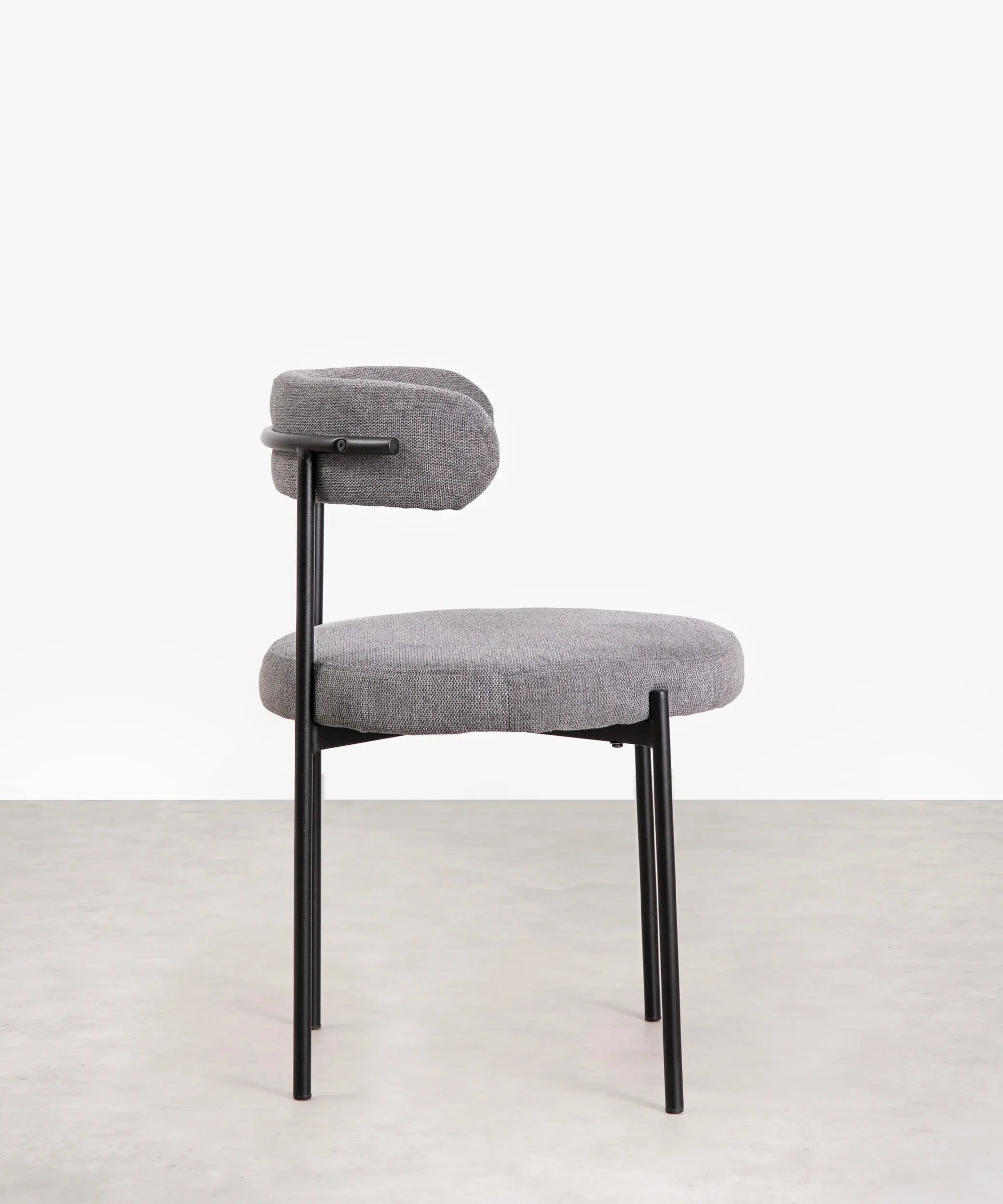 Silla de Comedor en Tela y Metal Alexia – Image 25