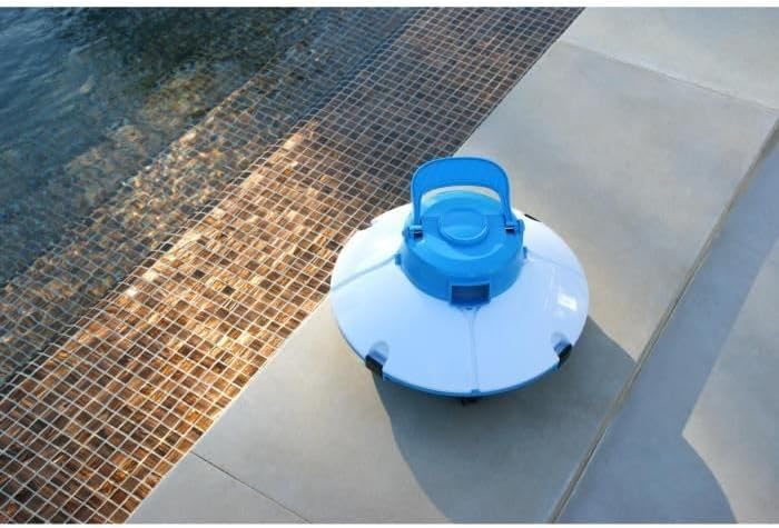 Bestway Robot Piscine Autonome Frisbee Bleu - Nettoyage Fond Plat - 5x3m Max – Image 3
