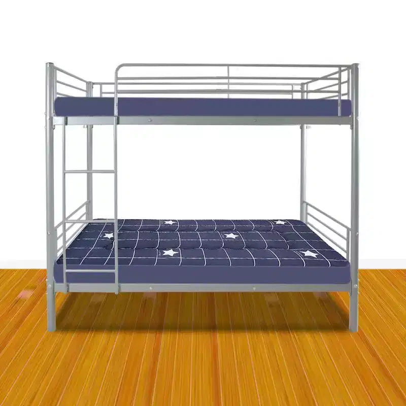 Karl Home Twin Over Twin Steel Bunk Bed Frame Ladder Bedroom Dorm Room for Kids Adult Children – Image 3