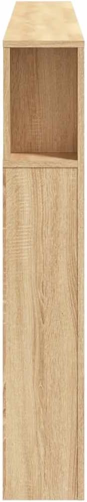 Générique Tête de lit à LED chêne Sonoma 200x18,5x103,5cm Bois ingénierie,Meubles,Lits & Accessoires,Têtes et Pieds de lit,Brun,27.5 KG,837367 – Image 4