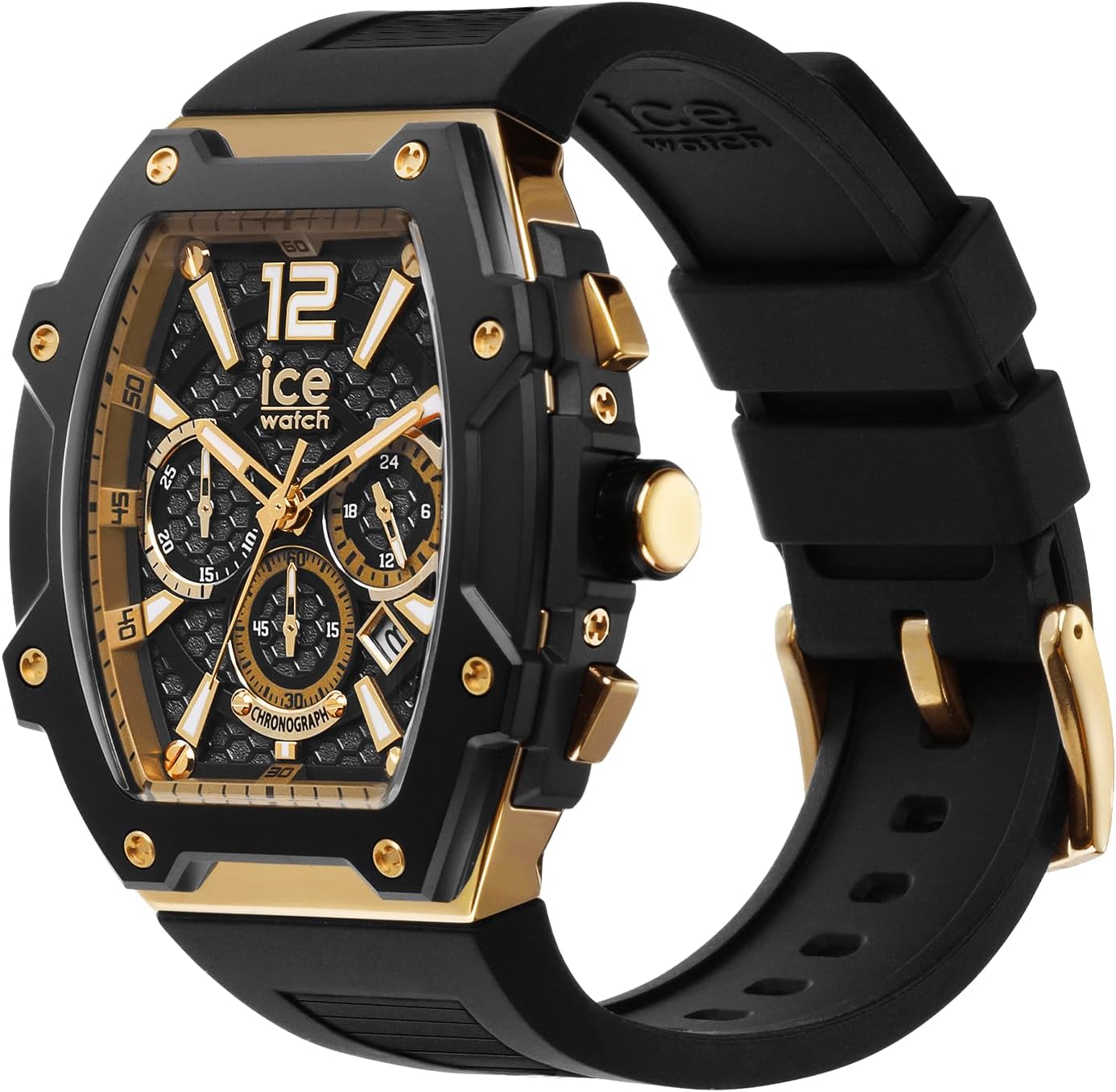 ICE-WATCH - Ice boliday Steel - Montre Noire pour Homme avec Bracelet en Silicone Large – Image 2