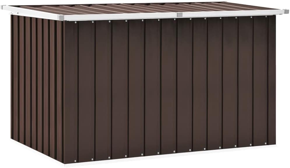 FIRBNUS Coffre de jardin Coffre de rangement extérieur banc extérieur coffre extérieur coffre extérieur grand coffre extérieur 149 x 99 x 93 cm acier galvanisé et plastique