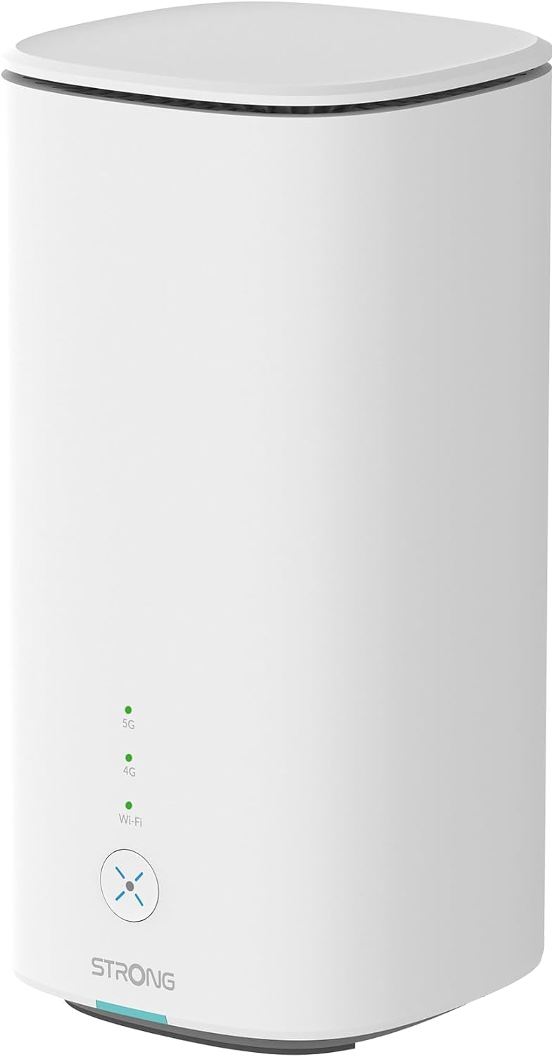 STRONG Routeur 5G CPE WiFi 6 AX3000 avec Carte SIM - Jusqu'à 3.2 Gbps - 2.5GE WAN/LAN & 1GE LAN - RJ11 VoIP/VoNR - Compatible Mesh - Chipset Qualcomm (5GROUTERAX3000)