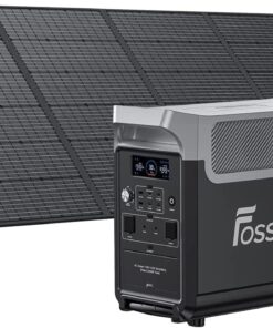 FOSSiBOT F3600 Pro Generateur Electrique Solaire CA 3600W (7200W Pic) avec panneaux solaires de 400W,Station Silencieux Portable 3840Wh LiFePO4, Onduleur Alimentation de Secours à Domicile Camping