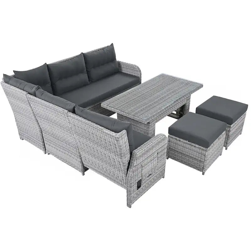 Outdoor Furniture Set Patio Rattan Furniture Set – Image 24