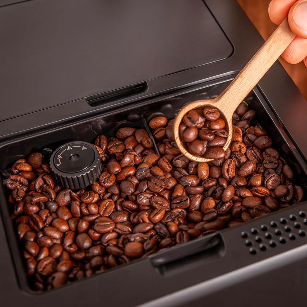 Cecotec Machine a Café Espresso Superautomatique Cremmaet Compactccino Connected Black Rose. 19 Bars, Écran TFT, Wifi, Moulin Integré, Réservoir d'eau 1,1 L et de lait 400 ml, Nettoyage Automatique – Image 10