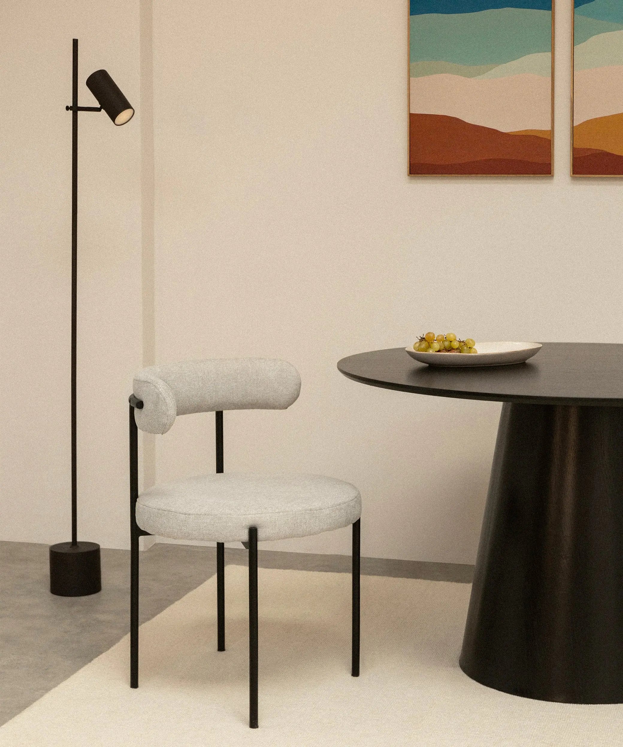 Silla de Comedor en Tela y Metal Alexia – Image 13