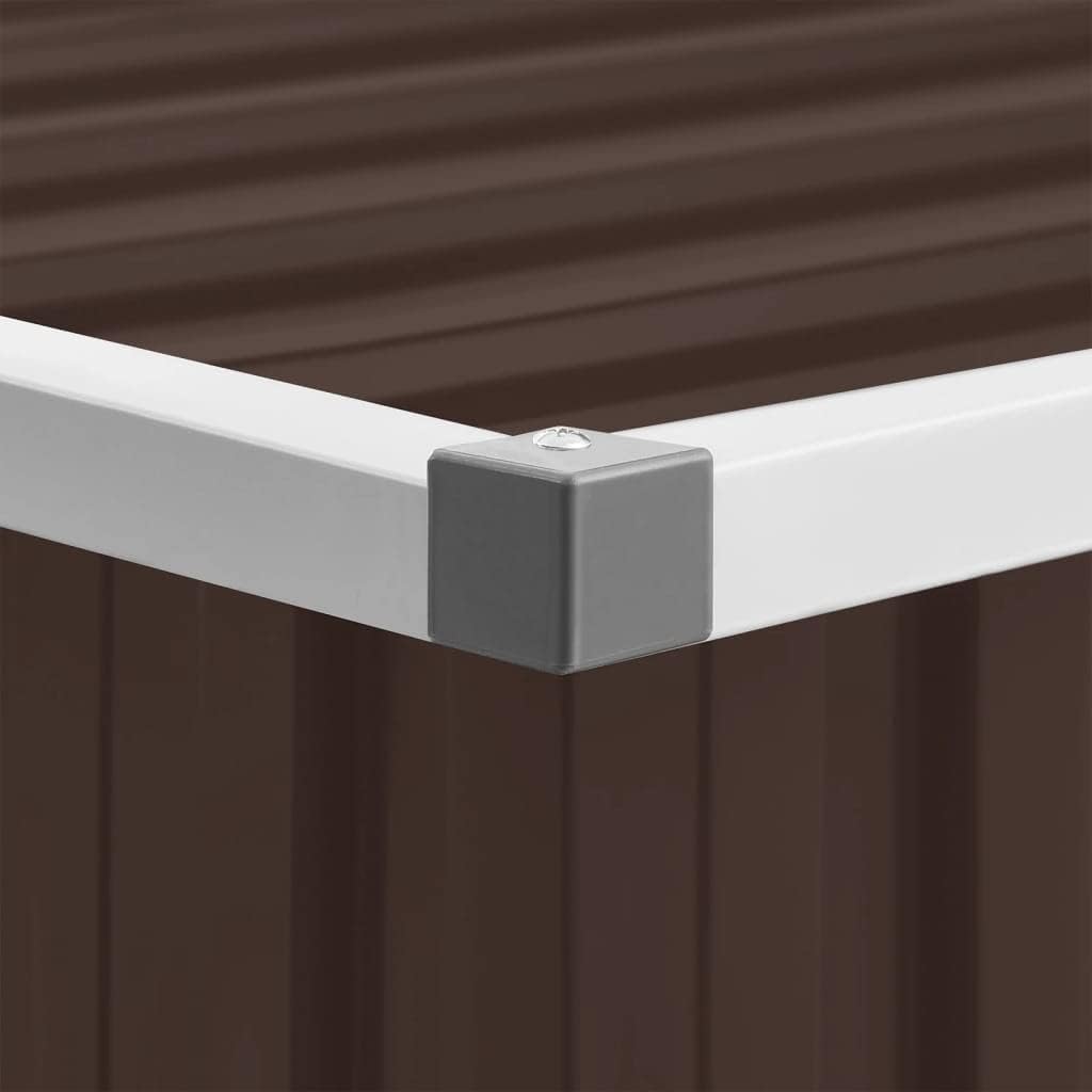 FIRBNUS Coffre de jardin Coffre de rangement extérieur banc extérieur coffre extérieur coffre extérieur grand coffre extérieur 149 x 99 x 93 cm acier galvanisé et plastique – Image 5