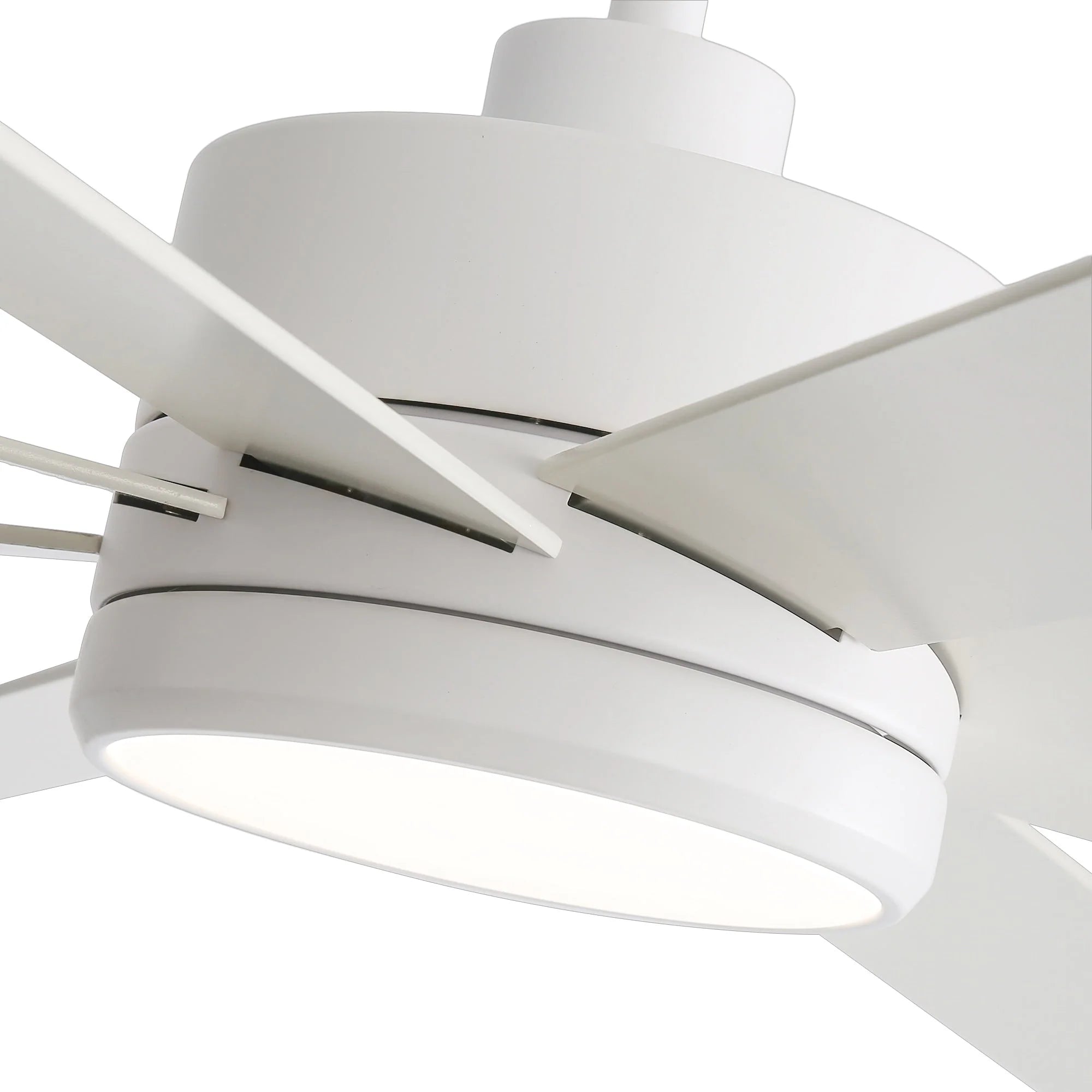 65 Inch 8-Blade Black LED Ceiling Fan with Light and Remote – Image 53
