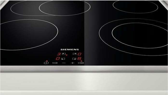 Siemens ET645HN17E plaque Noir Intégré placement Céramique 4 zone s – Image 2