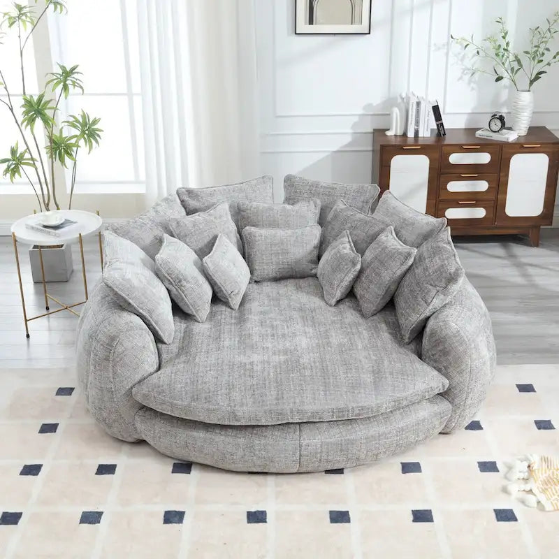 Comfortable Double Loaf Sofa Bed, Oversized Sofa Bed with Armrests – Image 46