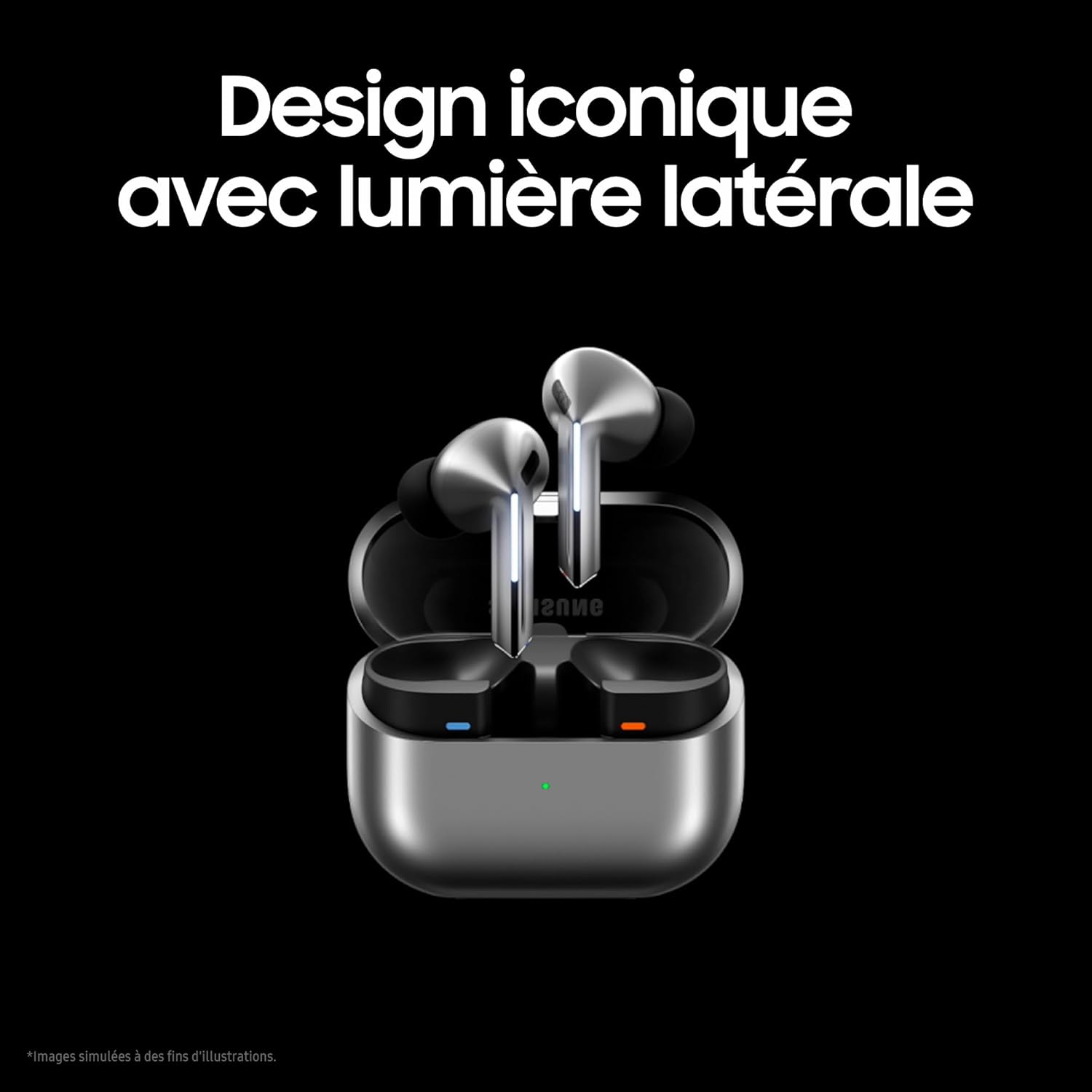 Buds3 Pro, Écouteurs sans Fil, Réduction Active de Bruit, Bluetooth, Argent, Audio 360, AI, Chargeur Secteur Inclus, (Version FR) – Image 3