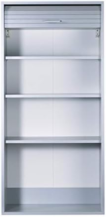 SIMMOB Meuble Haut de Cuisine Imitation Alu 3 Etagères 60 x 123,6 x 35 cm – Image 5
