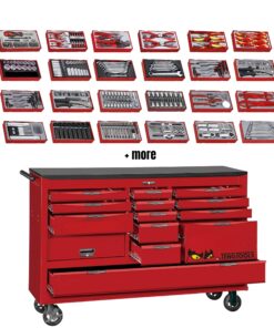 Teng Tools 756 Piece 67 Inch Wide Juggernaut Original Tool Kit - TCW813UNBK-KIT1