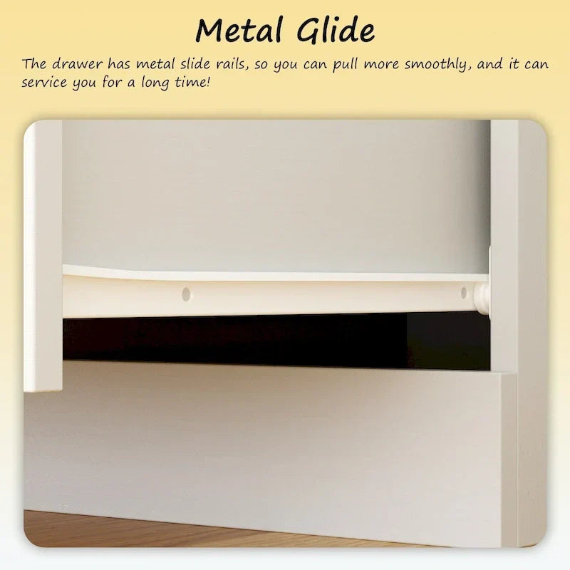 Wardrobe Armoire Closet 59W Large Freestanding Wardrobe Cabinet White – Image 20
