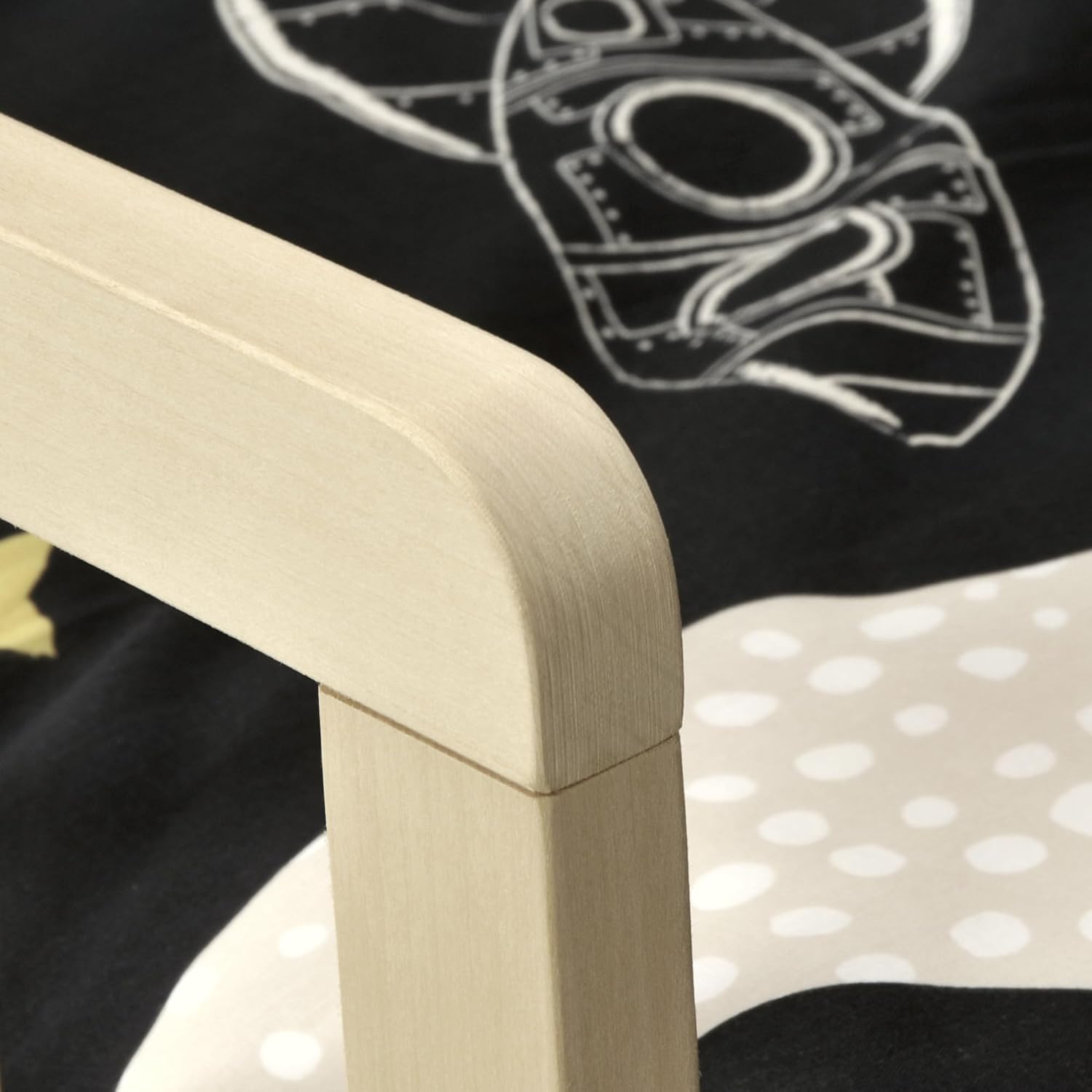 LIT Pilou 70x140 + sommier, Blanc et Naturel – Image 6
