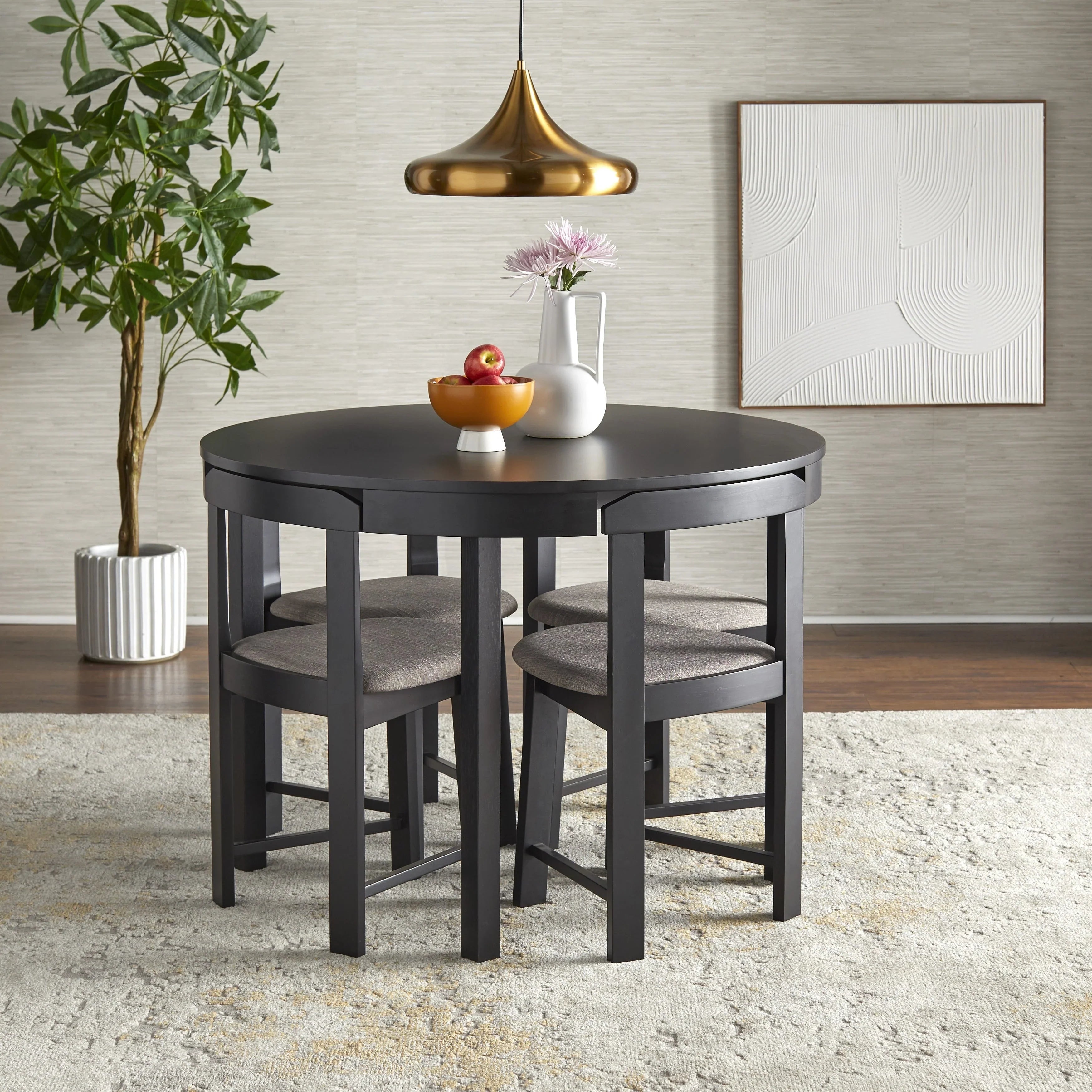 Harrisburg Tobey 5-piece Compact Round Dining Set – Image 5