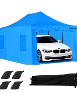 VEVOR Cabine de Peinture Portable 587x398x178 cm, Tente de Pulvérisation avec Cadre Pliable et 4 Fenêtres Latérales en Maille, Ventilation Améliorée, pour Pièces Automobiles, Meubles, Peinture Auto