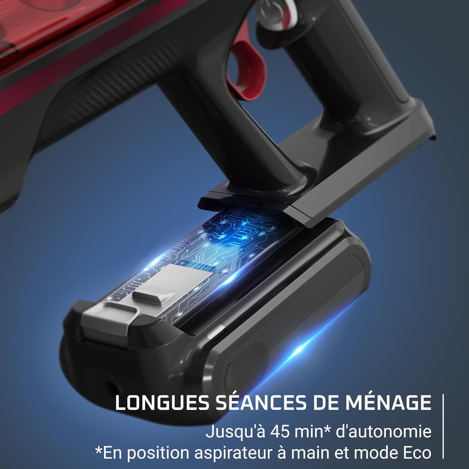 Rowenta X-Force Flex9.60, Aspirateur balai sans fil multifonction, Performant avec 100AW, Autonomie 45 minutes, Ultra léger, Tube Flex, RH2099WO – Image 8