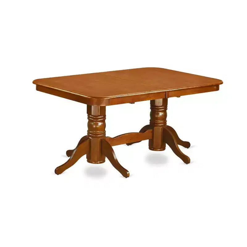 Dining Room Set Handcrafted Solid Wood Table & Chair Set with Extension Leaf – Image 3