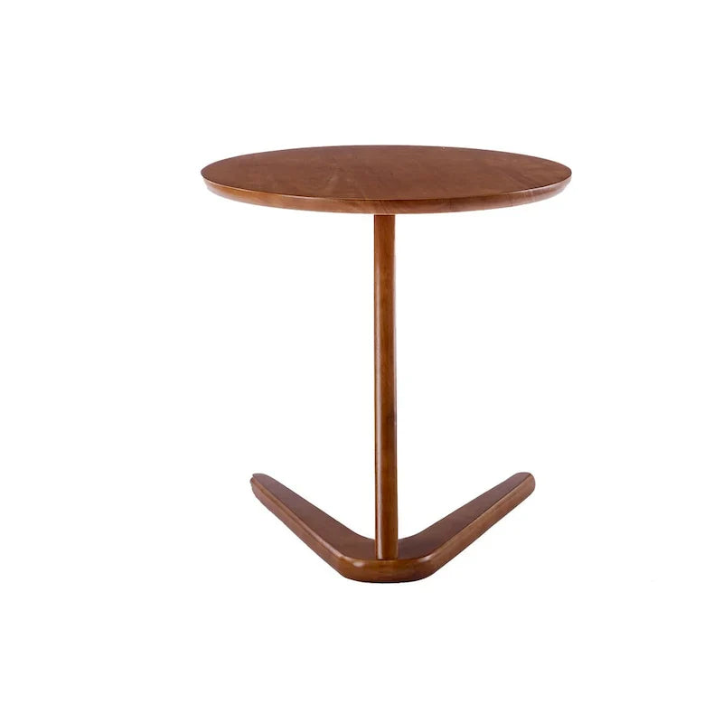 Mid Century Modern Accent Chairs Set of 2 with Side Table – Image 23