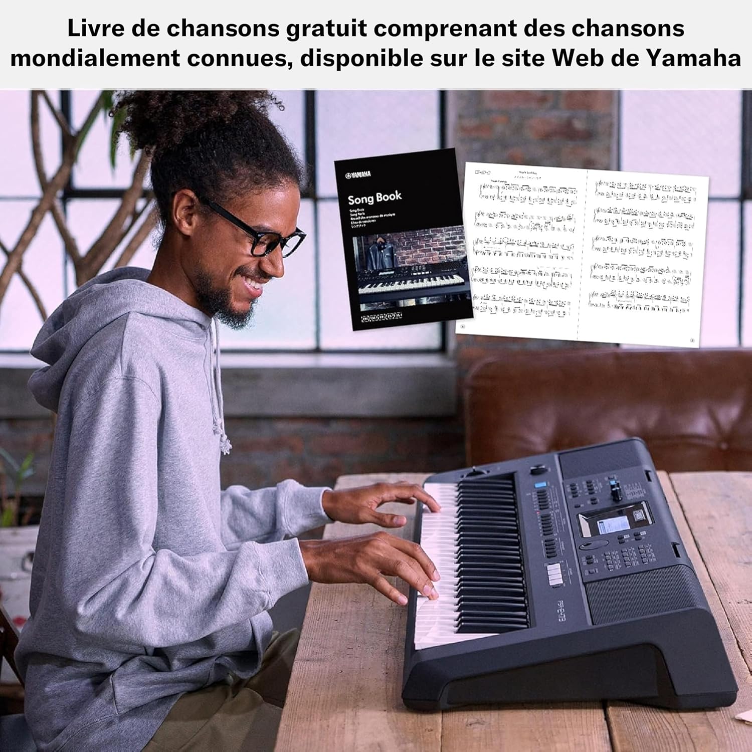 Yamaha PSR-E473 Clavier arrangeur portable dynamique et versatile avec 61 touches - Noir – Image 6