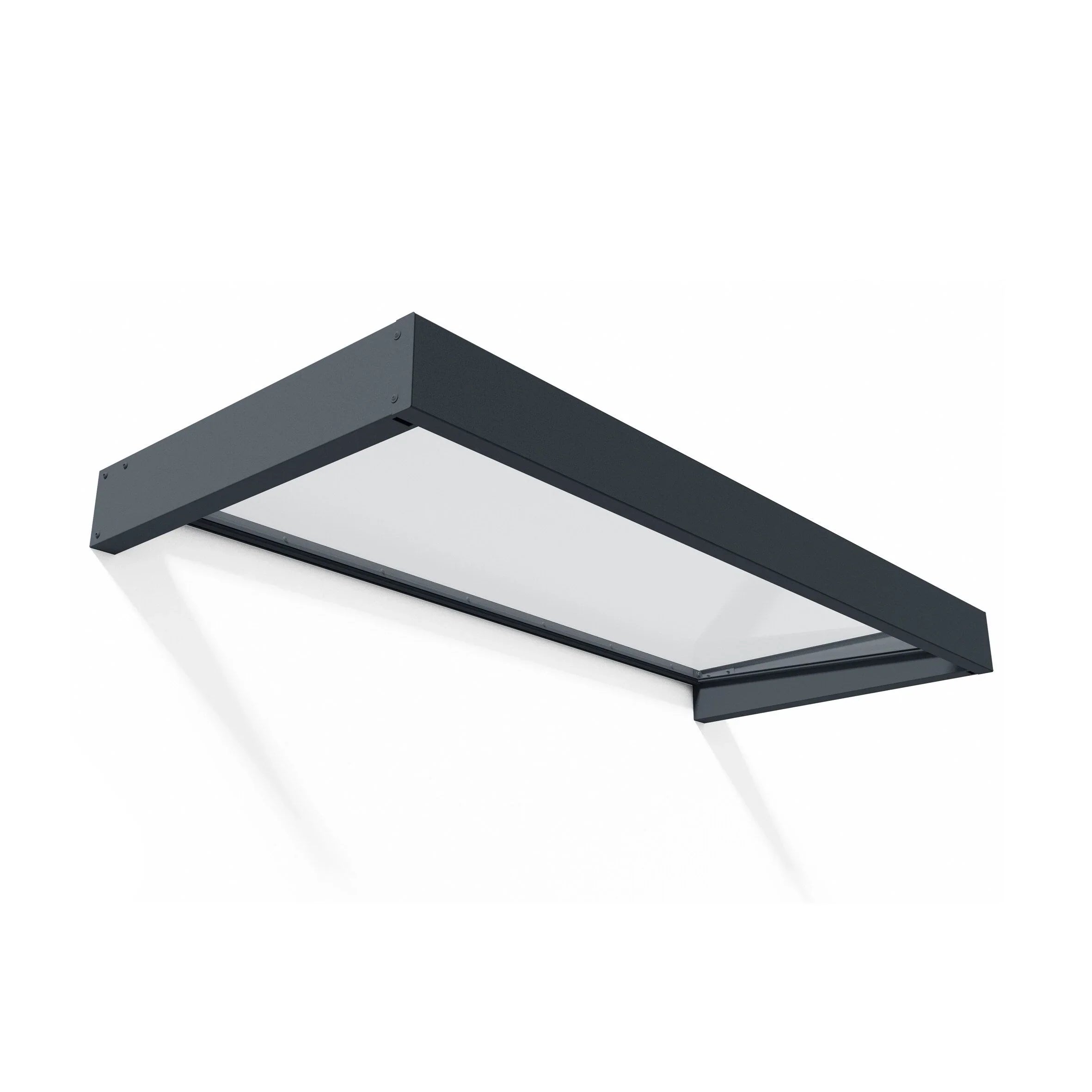 Sophia 3 ft. Grey Clear Door and Window Awning – Image 18