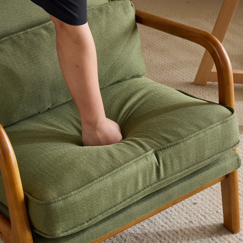 Mid Century Modern Upholstered Accent Chair – Image 57