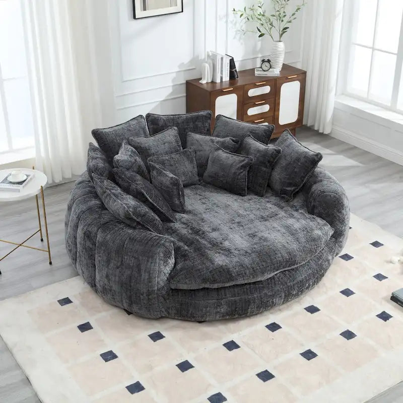 Comfortable Double Loaf Sofa Bed, Oversized Sofa Bed with Armrests – Image 37