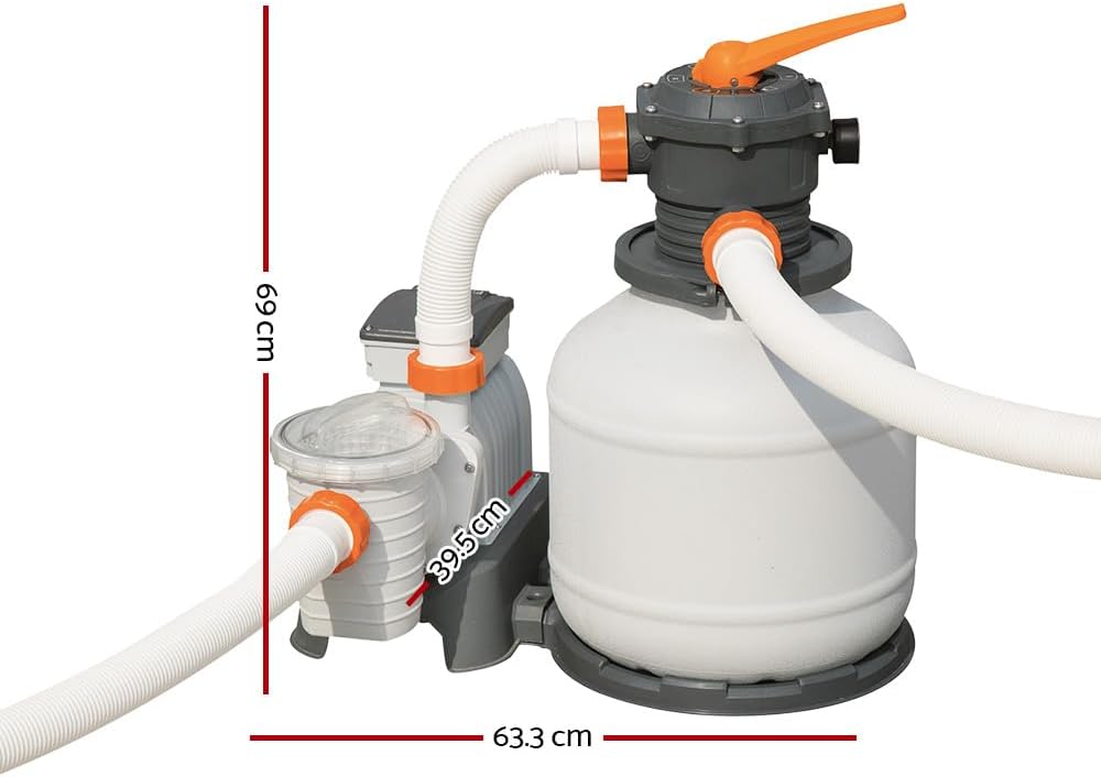 Bestway - Filtre à sable Flowclear - 7,571 m3/h - Pour Filtrer l'eau de piscine – Image 3