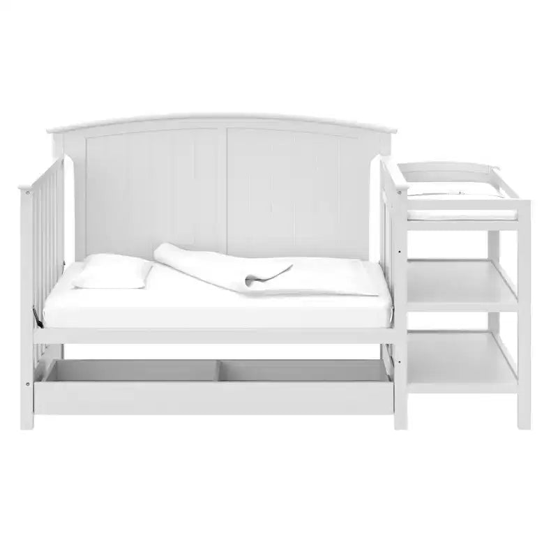 Storkcraft Steveston 5-in-1 Convertible Crib and Changer with Drawer – Image 13