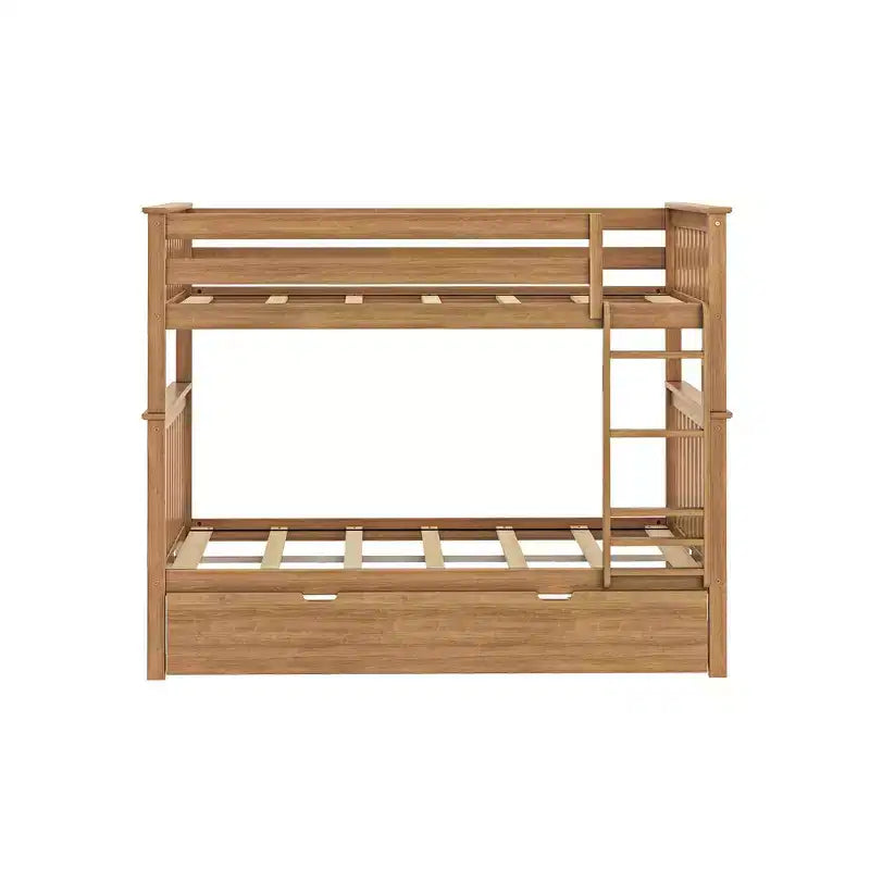 Max & Lily Full over Full Bunk Bed with Trundle Bed – Image 18