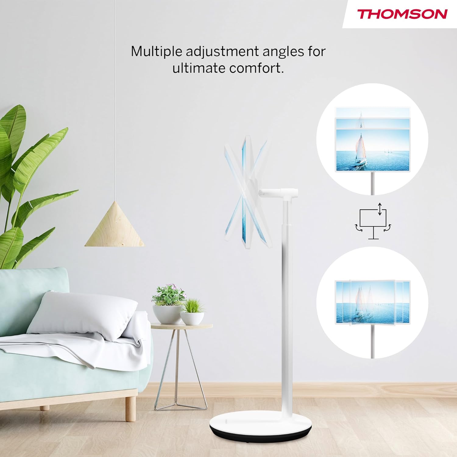 THOMSON Go TV 32 Pouces (81 cm), téléviseur Android Portable – HD Ready (1366x768), Commande vocale, Netflix, Disney,Google,Bluetooth 5.1, Wi-FI, Fonction Hotspot, autonomie Jusqu’à 4 Heures – Image 3