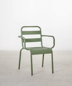 Alternative view of Silla de Metal con Reposabrazos Bora Arms