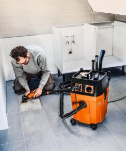 Alternative view of FEIN Dustex 35 L, Aspirateur eau et poussières puissant pour le raccordement d'outils électroportatifs en atelier ou sur chantier. Câble avec fiche 7.5 m, Puissance absorbée 1 380 W