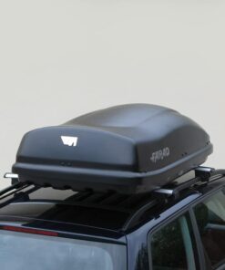 Alternative view of Farad Coffre de Toit Marlin 400L Noir - Double Ouverture Latérale, Homologation TÜV-GS, Garantie 5 Ans - Serrures centralisées sur 3 Points avec clés de sécurité - Résistant aux Rayons UV